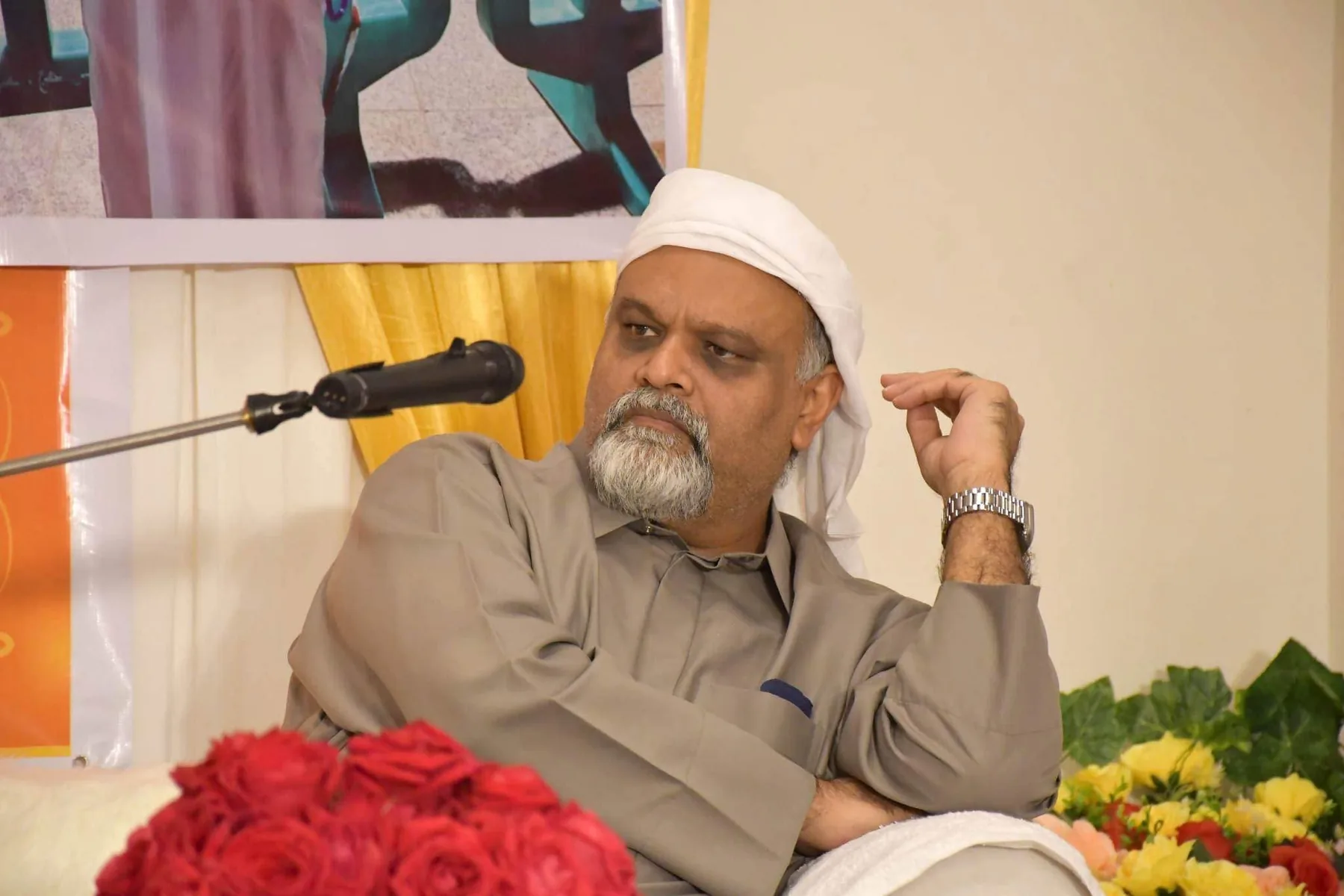 Community members gathered at an MFI spiritual event in Bangladesh, 2023