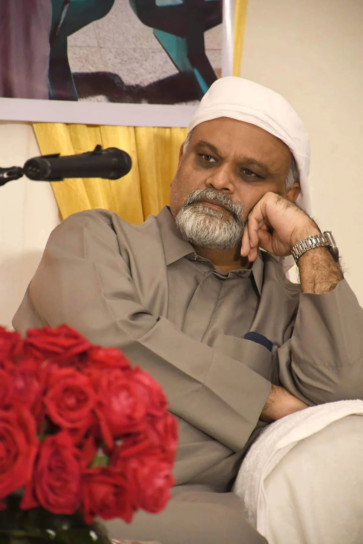 Community members gathered at an MFI spiritual event in Bangladesh, 2023